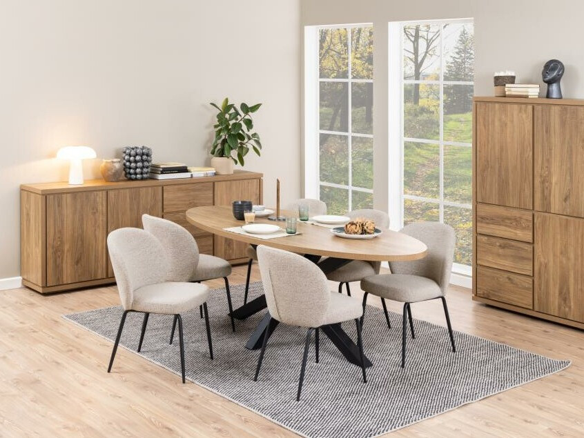 Stóll Norsica 389 (Beige + Svartur)