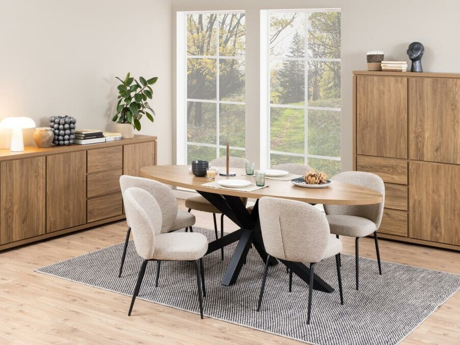 Stóll Norsica 389 (Beige + Svartur)