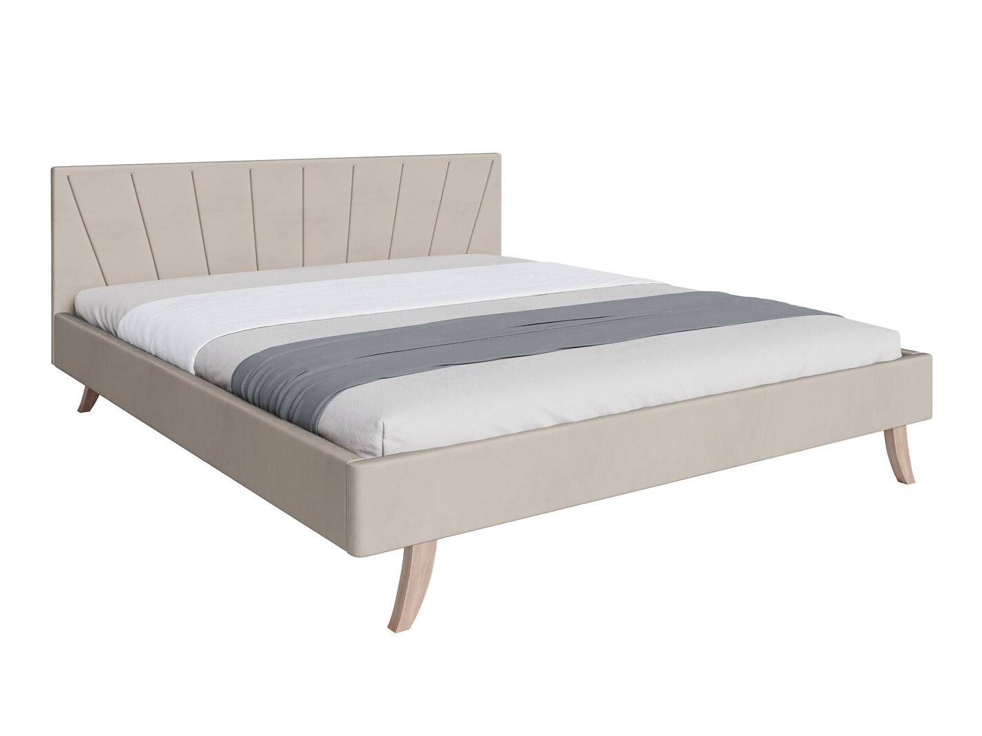 Rúm Fairfield 108 (Rjómalitur)