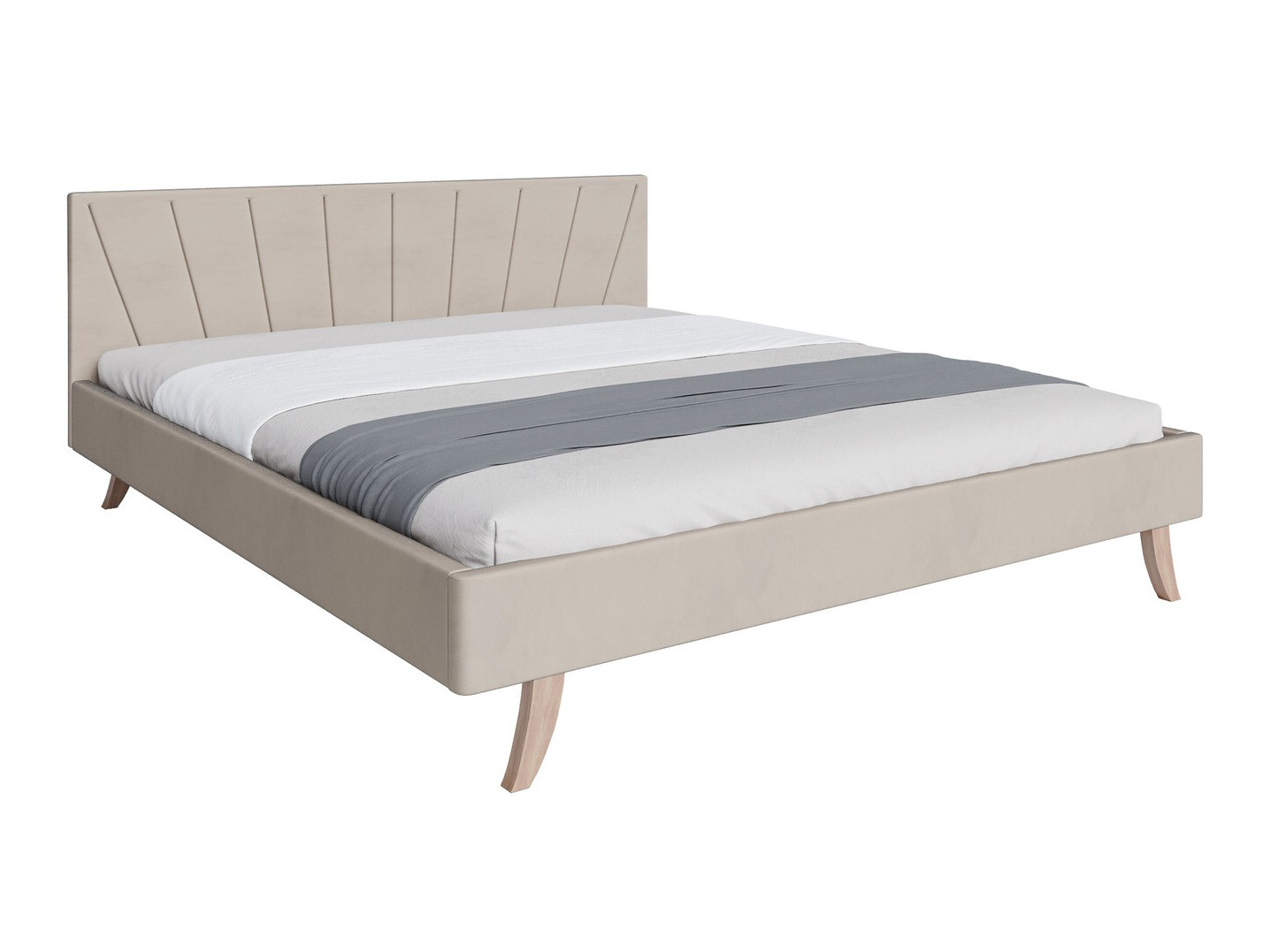 Rúm Fairfield 108 (Rjómalitur)