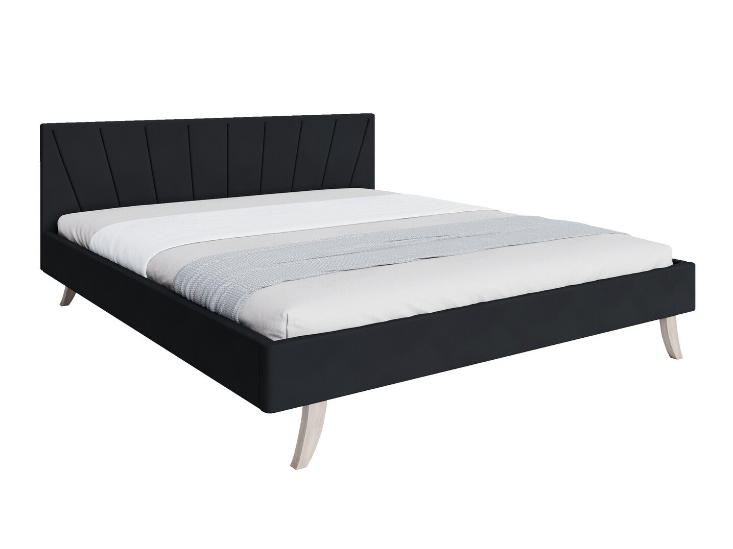 Rúm Fairfield 108 (Svartur)