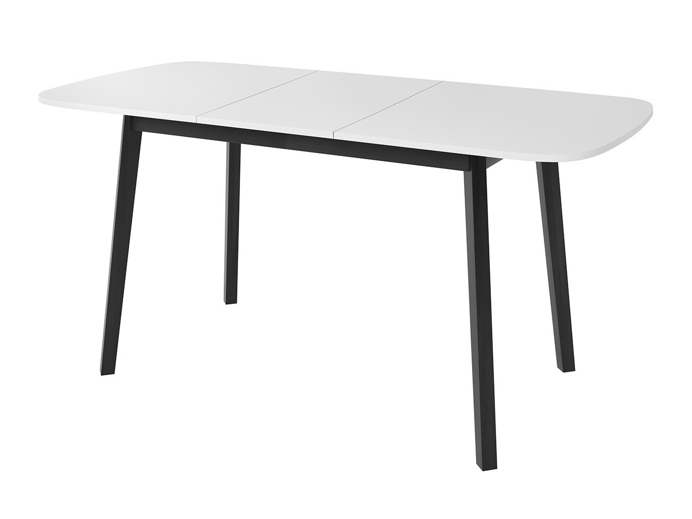 Borð Edmond 110 (Grár marmari + Svartur)