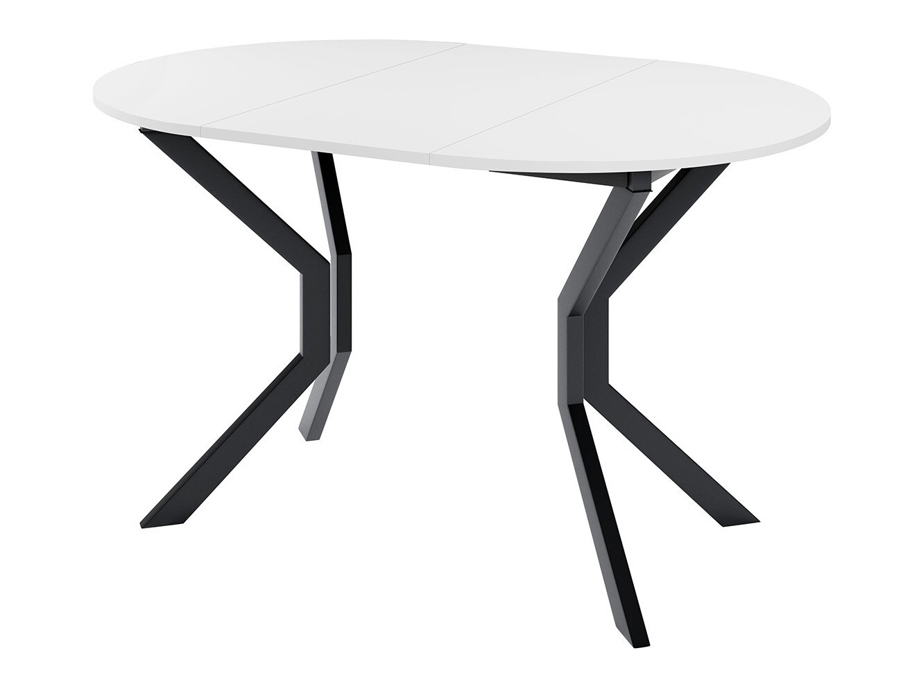 Borð Edmond 111 (Grár marmari + Svartur)