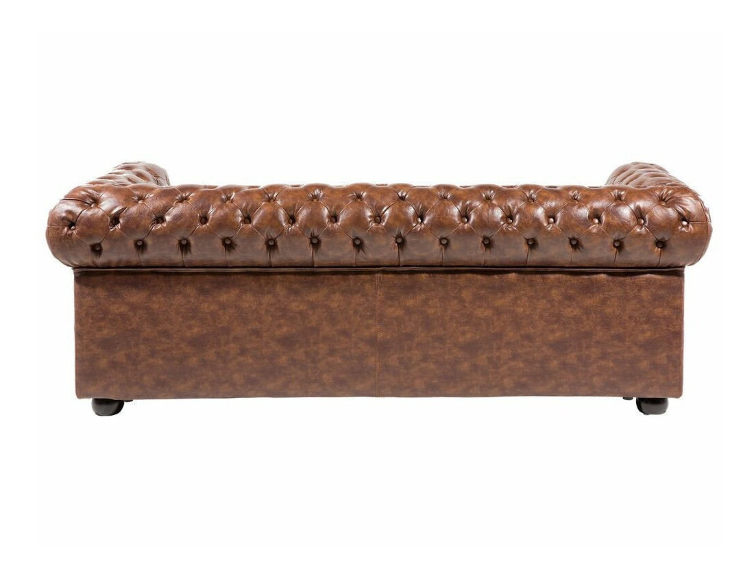 Chesterfield-sófi Berwyn 832 (Brúnn)