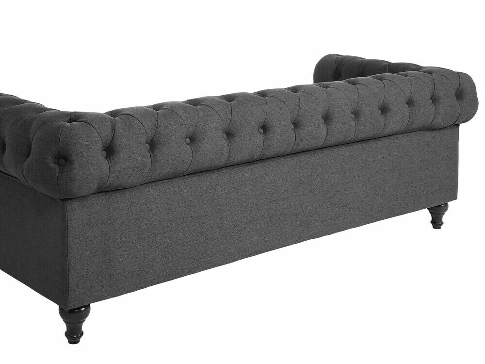 Chesterfield-sófi Cirdoro 100 (Grár)