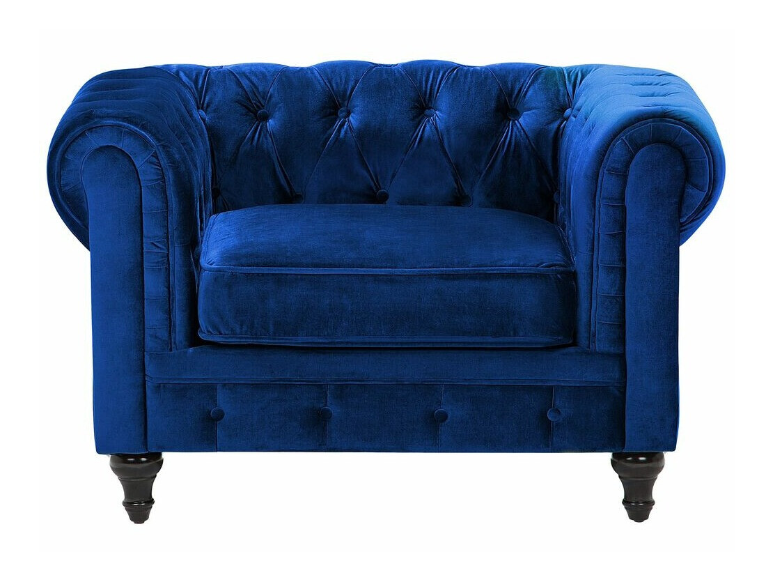 Chesterfield-hægindastóll Cirdoro 102 (Blár)