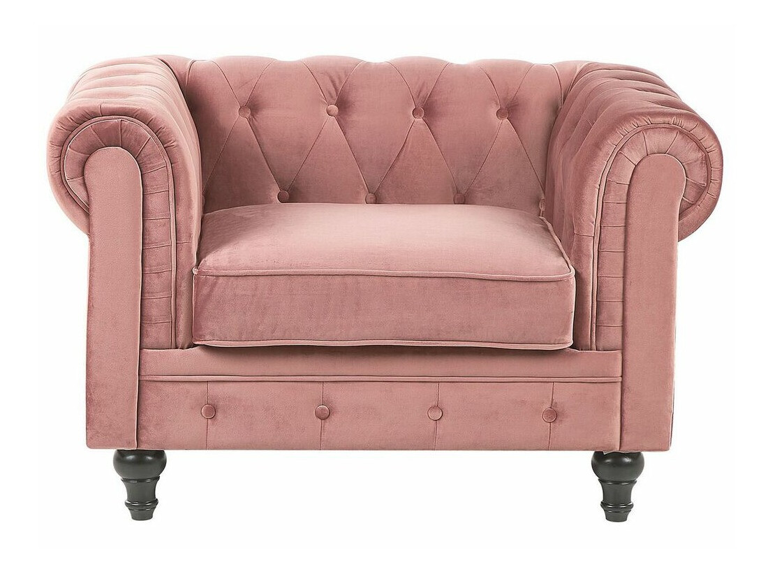 Chesterfield-hægindastóll Cirdoro 102 (Bleikur)