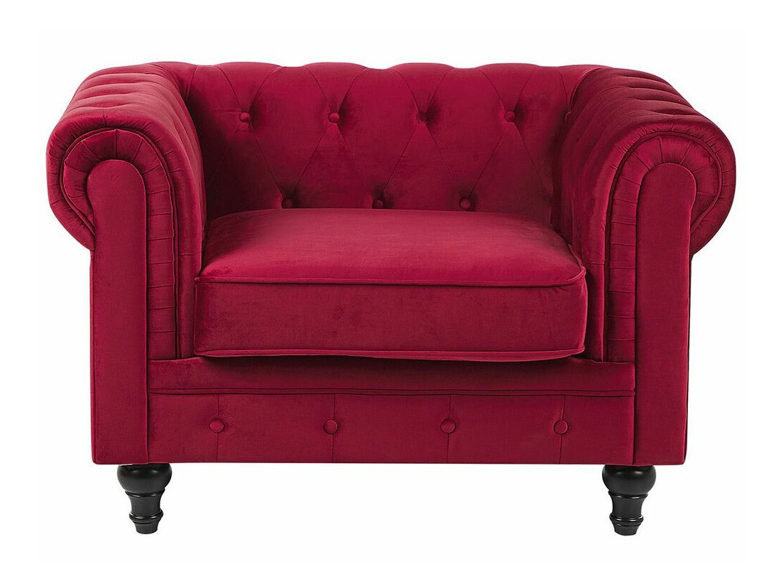 Chesterfield-hægindastóll Cirdoro 102 (Rauður)