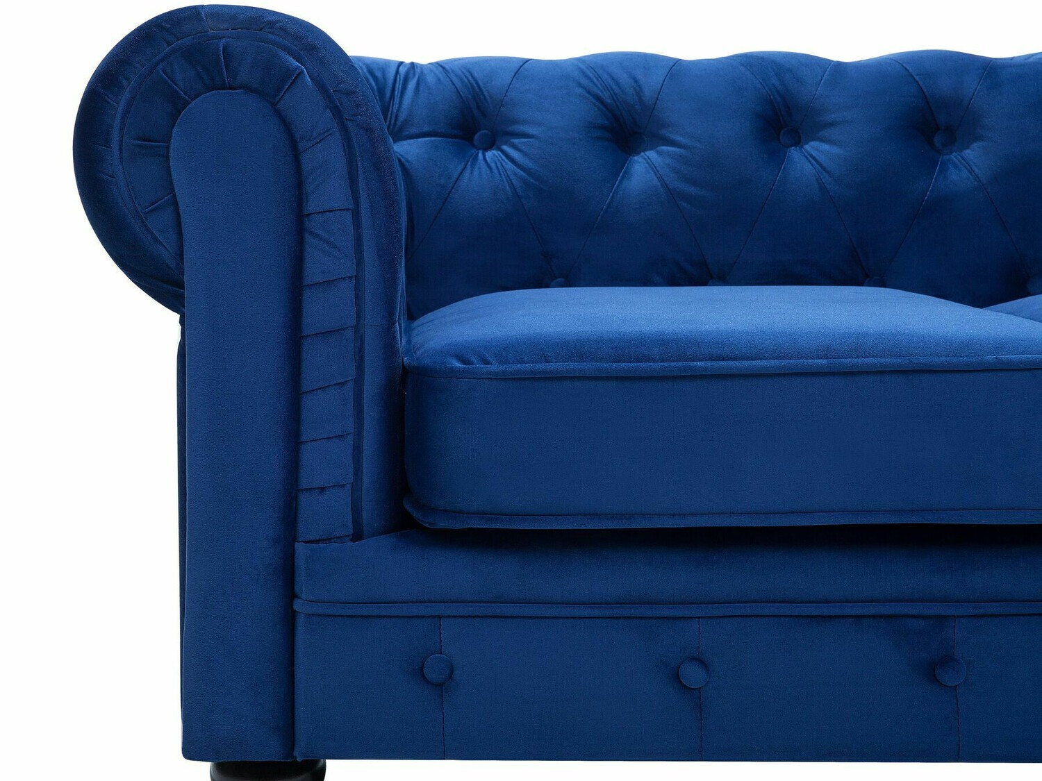 Chesterfield-sófi Cirdoro 101 (Blár)