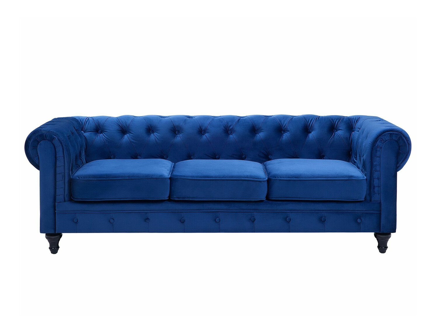 Chesterfield-sófi Cirdoro 101 (Blár)