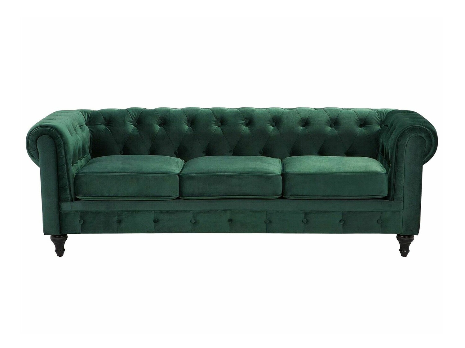 Chesterfield-sófi Cirdoro 101 (Grænn)