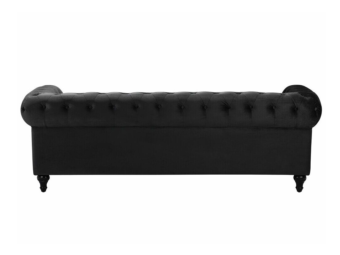 Chesterfield-sófi Cirdoro 101 (Svartur)