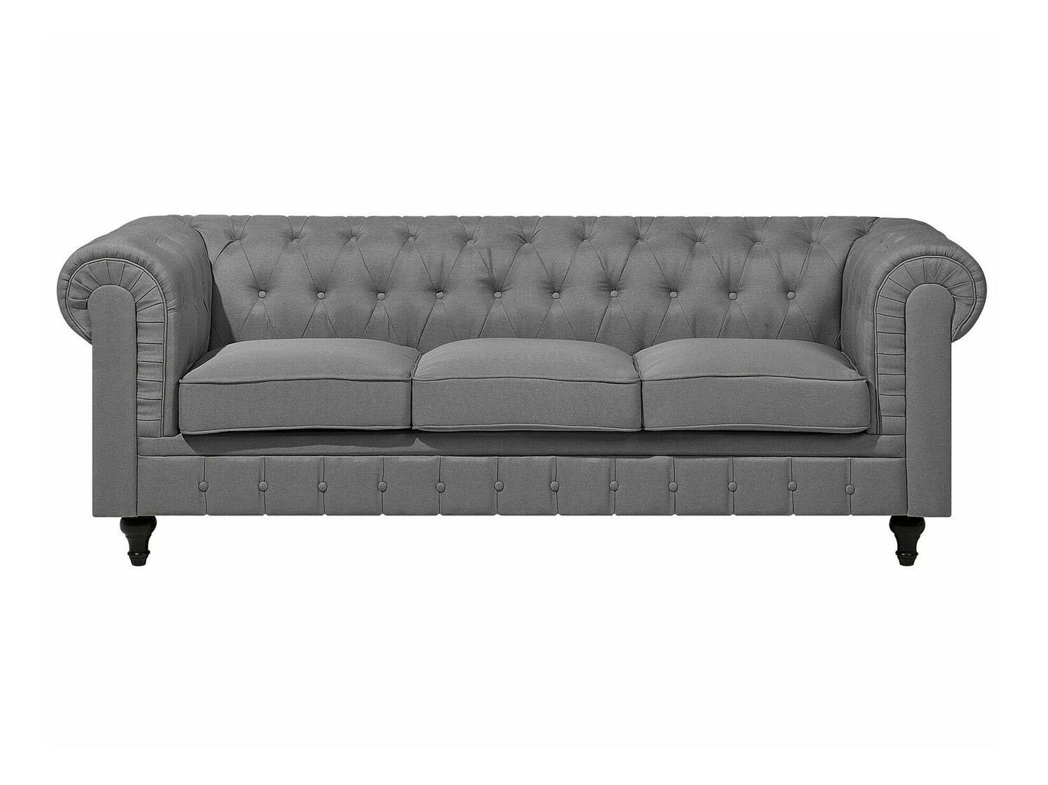 Chesterfield-sófi Cirdoro 104 (Grár)