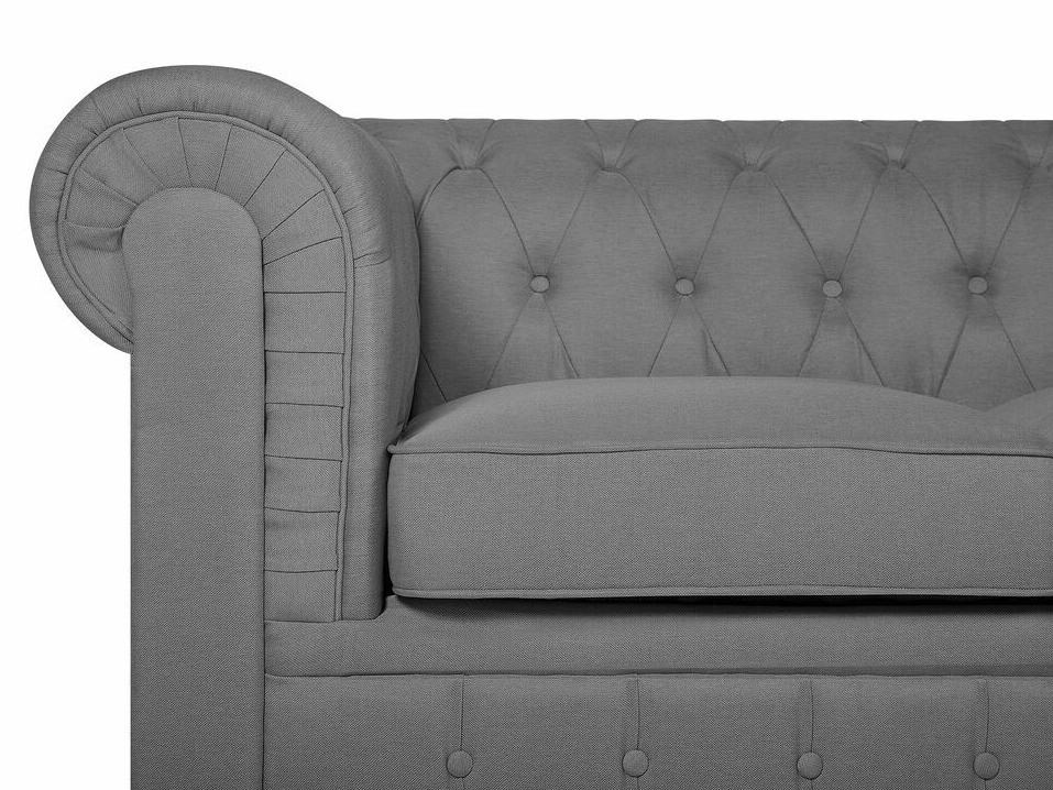 Chesterfield-sófi Cirdoro 104 (Grár)