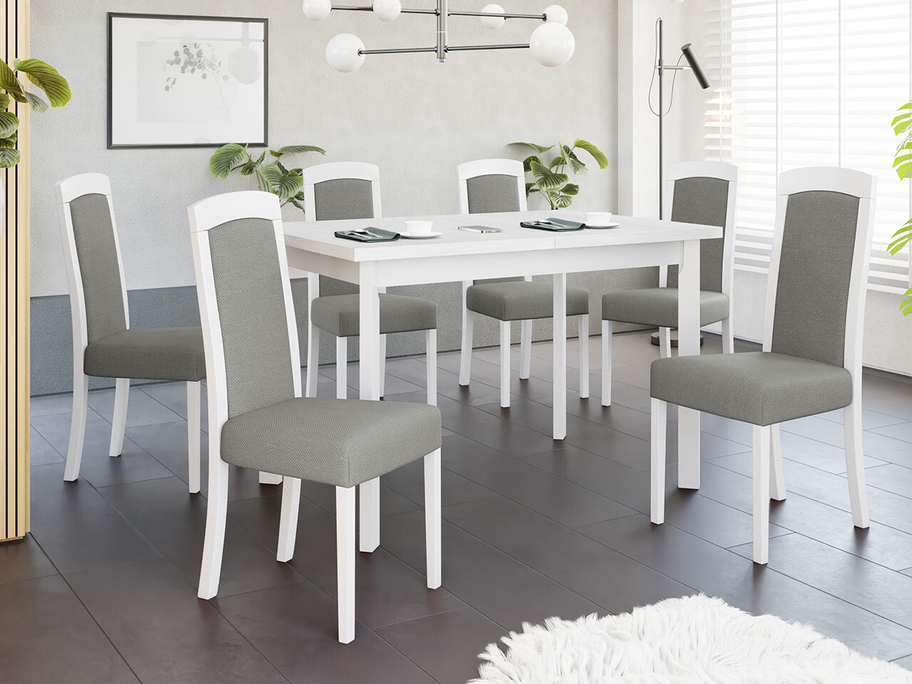 Borðstofusett Victorville 351 (Hygge 91)