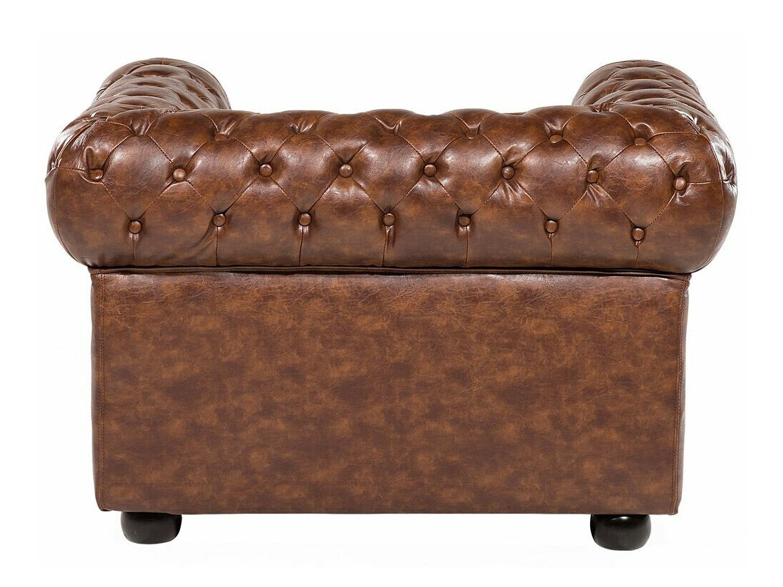 Chesterfield-hægindastóll Cirdoro 105 (Brúnn)