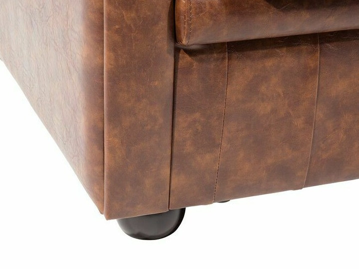 Chesterfield-hægindastóll Cirdoro 105 (Brúnn)