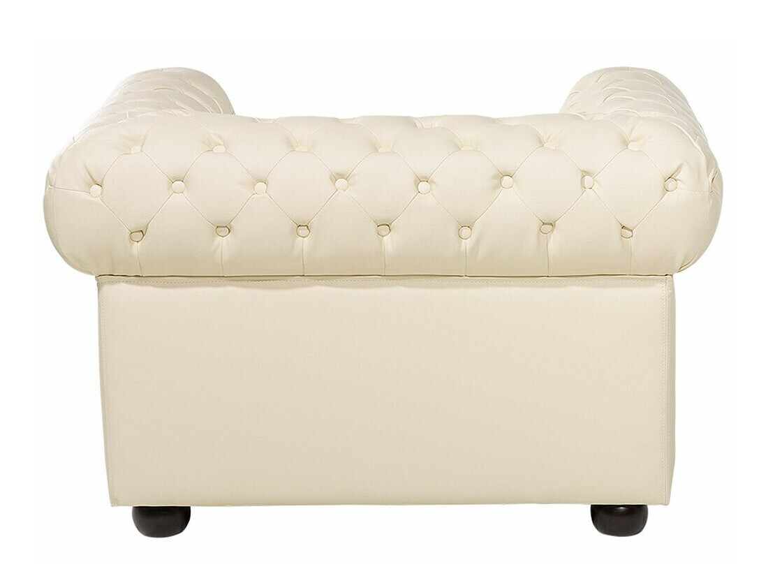 Chesterfield-hægindastóll Cirdoro 105 (Rjómalitur)