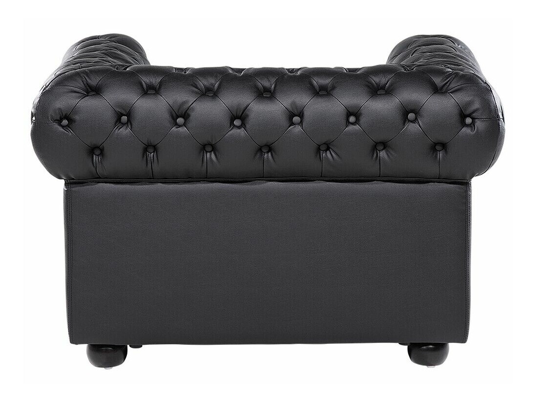 Chesterfield-hægindastóll Cirdoro 105 (Svartur)
