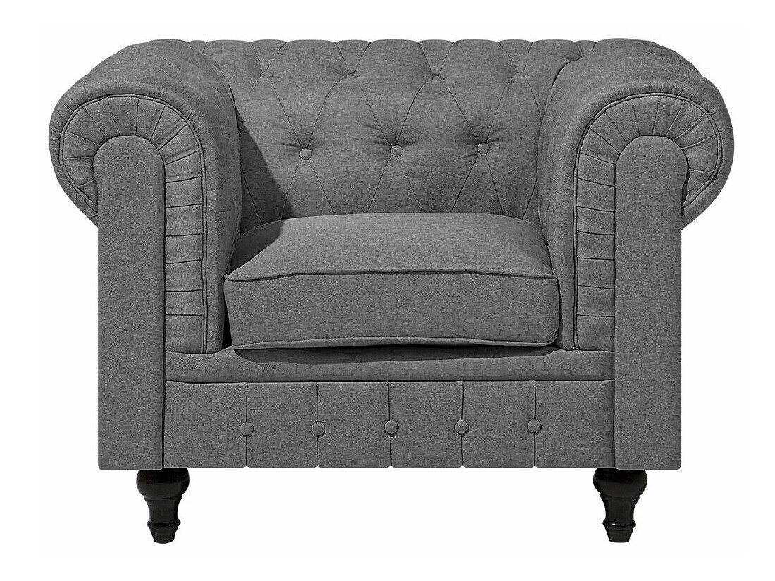 Chesterfield-hægindastóll Cirdoro 107 (Grár)