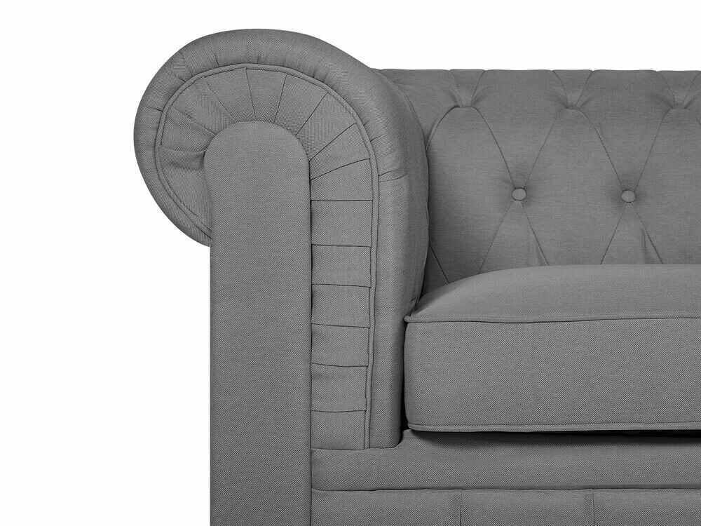 Chesterfield-hægindastóll Cirdoro 107 (Grár)