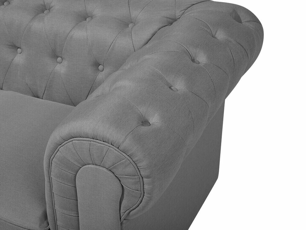 Chesterfield-hægindastóll Cirdoro 107 (Grár)