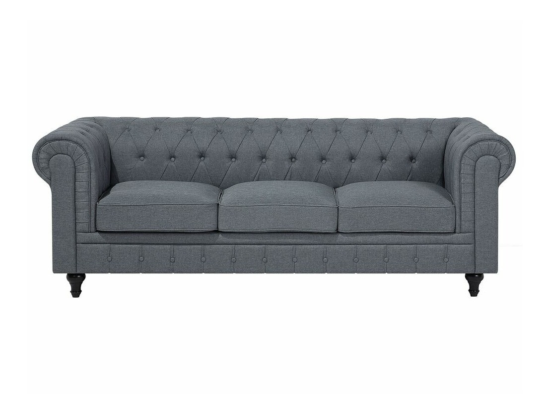 Chesterfield-hornsófi Cirdoro 109 (Grár)