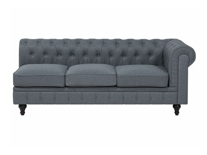 Chesterfield-hornsófi Cirdoro 109 (Grár)