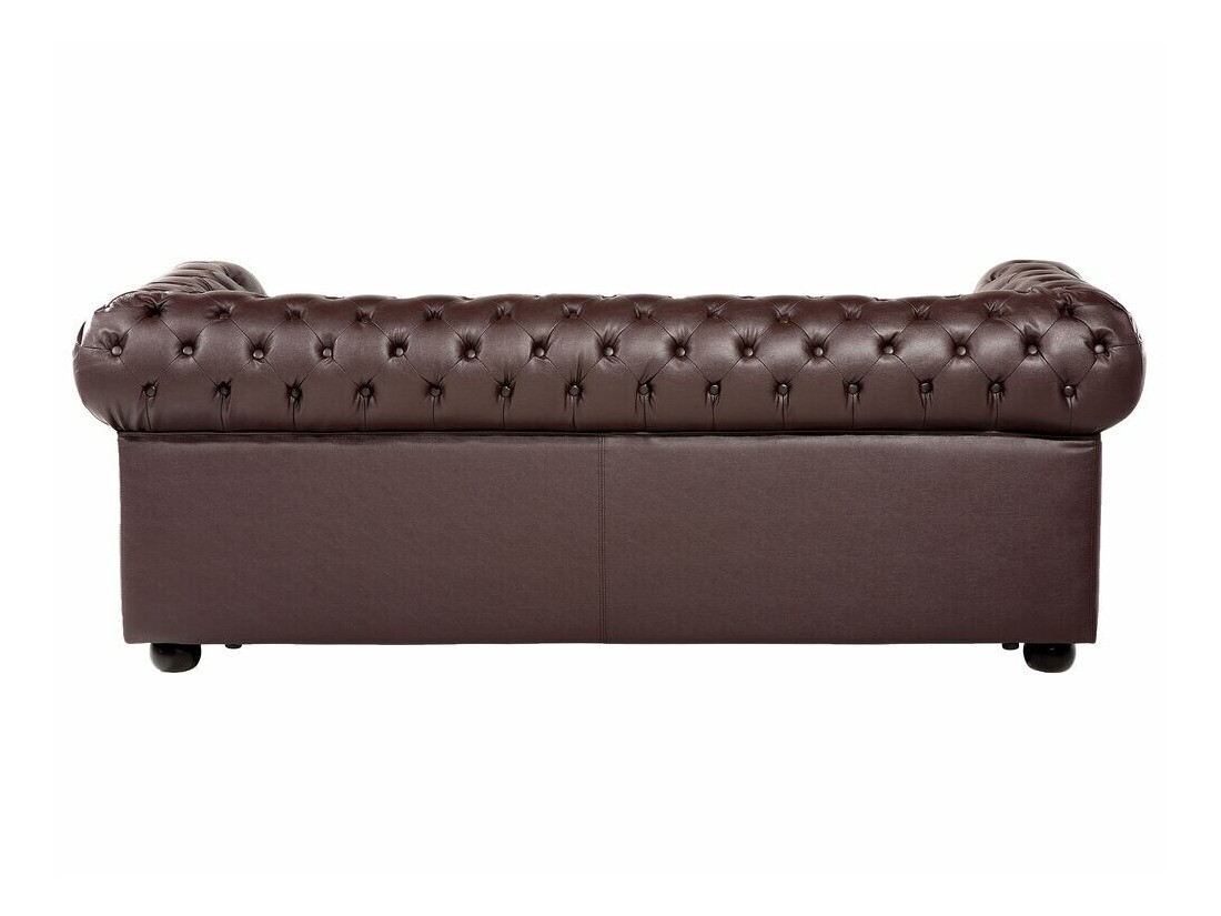 Chesterfield-bólstrað húsgagnasett Cirdoro 112 (Dökkbrúnn)