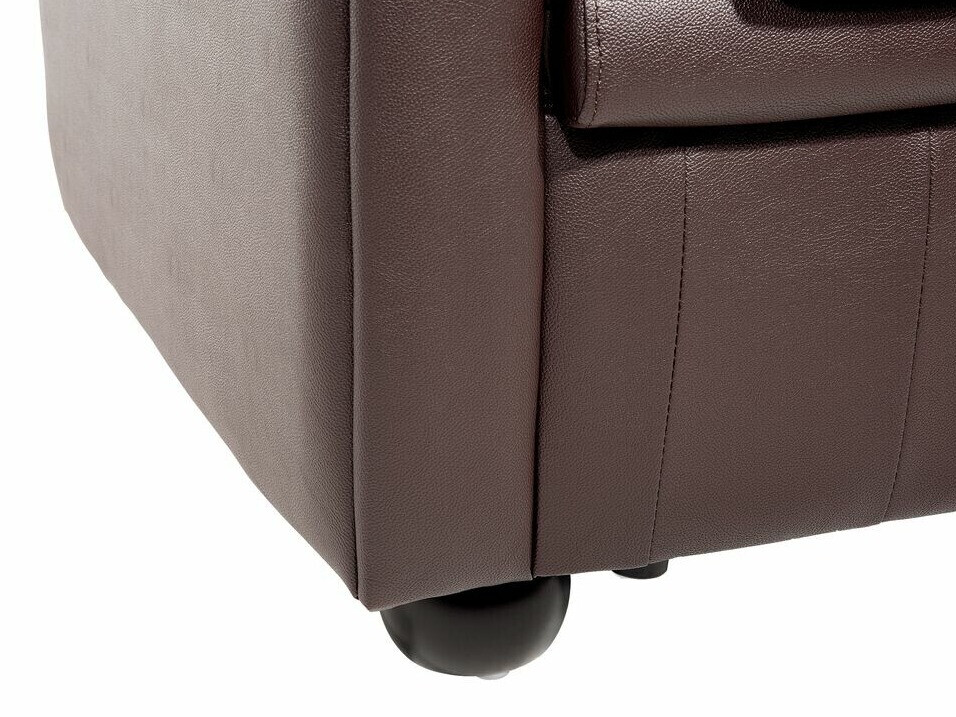 Chesterfield-bólstrað húsgagnasett Cirdoro 112 (Dökkbrúnn)