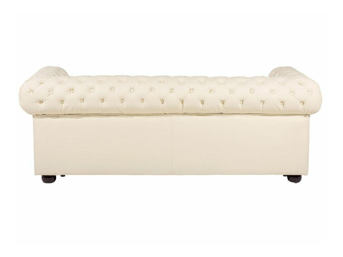 Chesterfield-bólstrað húsgagnasett Cirdoro 112 (Rjómalitur)