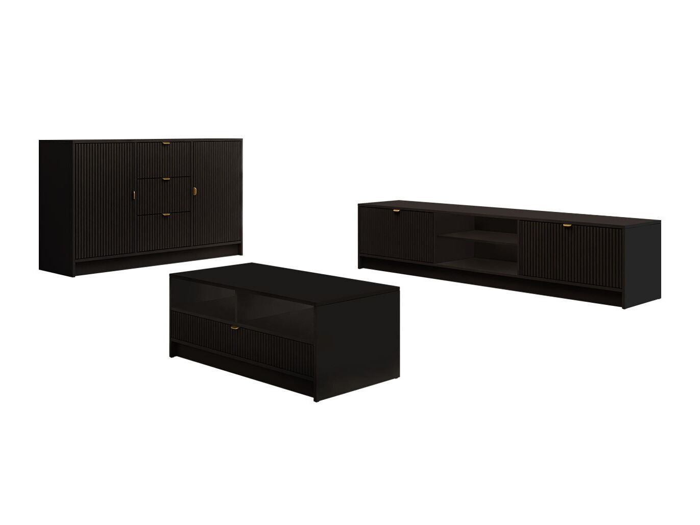 Stofusett Comfivo Papilio I (Svartur)