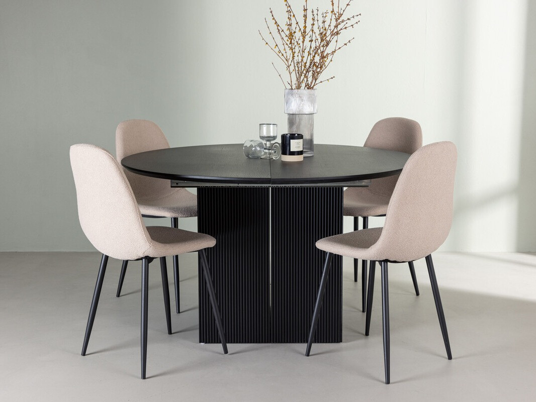 Borðstofusett Dallas 4287 (Beige)