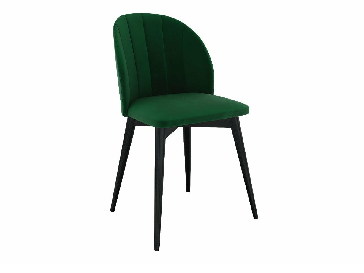 Borðstofusett Racine 127 (Svartur + Magic Velvet 2225)