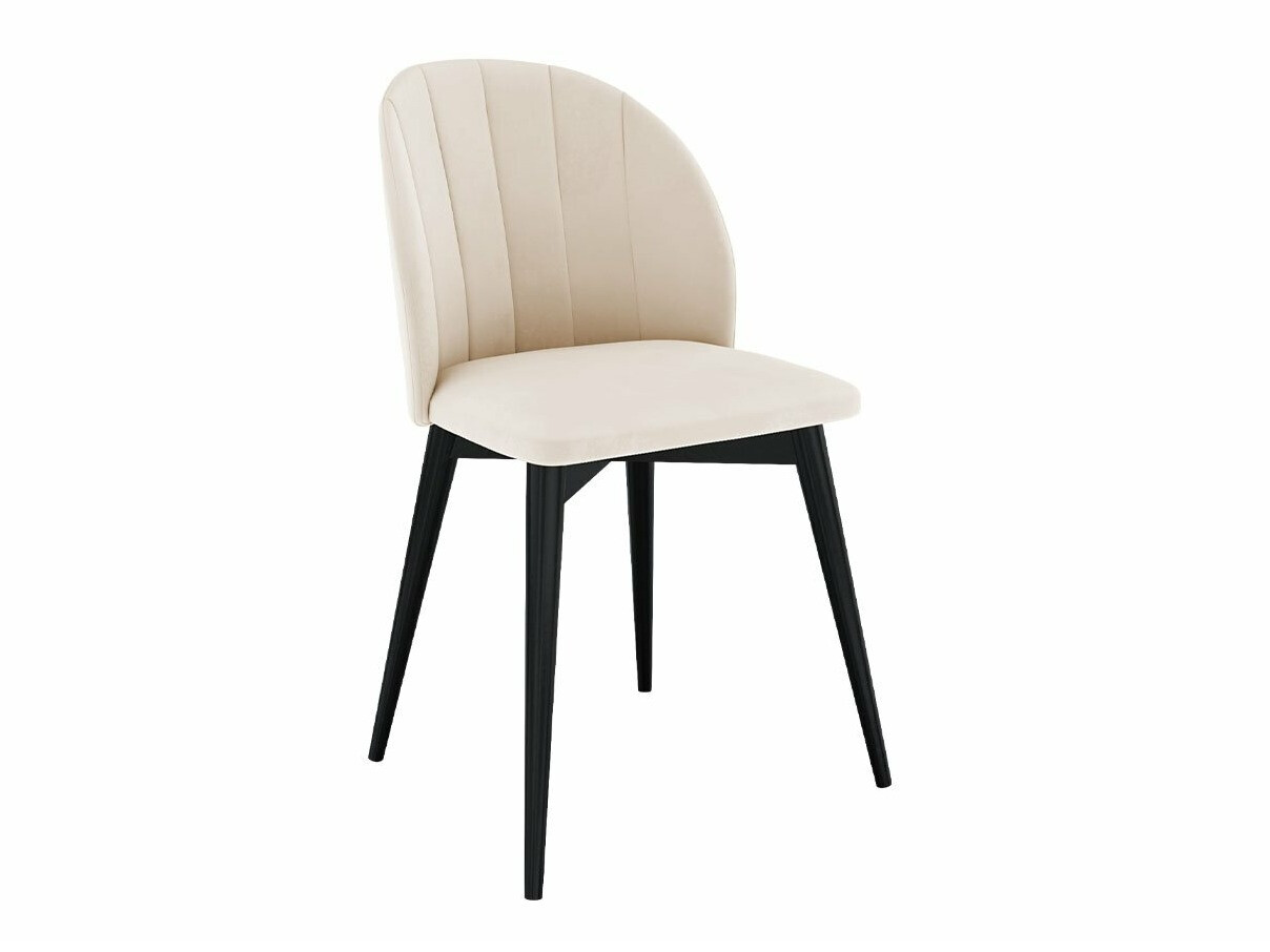 Borðstofusett Racine 127 (Svartur + Magic Velvet 2250)