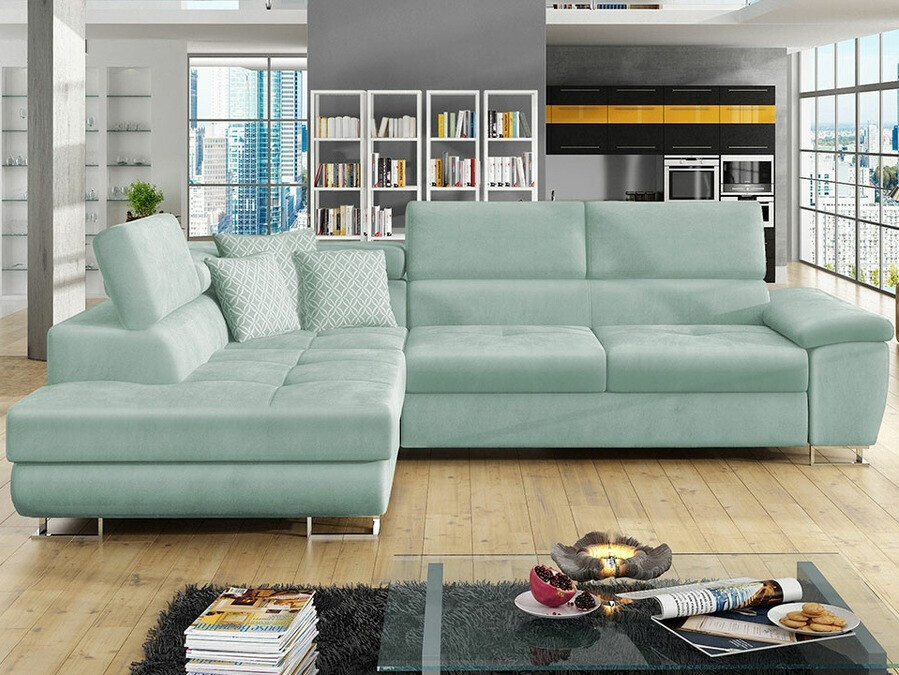 Horn­sófi Comfivo Ruta II (Magic Velvet 2227 + Evo 29)
