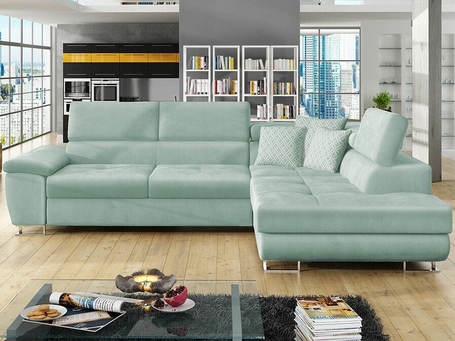 Horn­sófi Comfivo Ruta II (Magic Velvet 2227 + Evo 29)