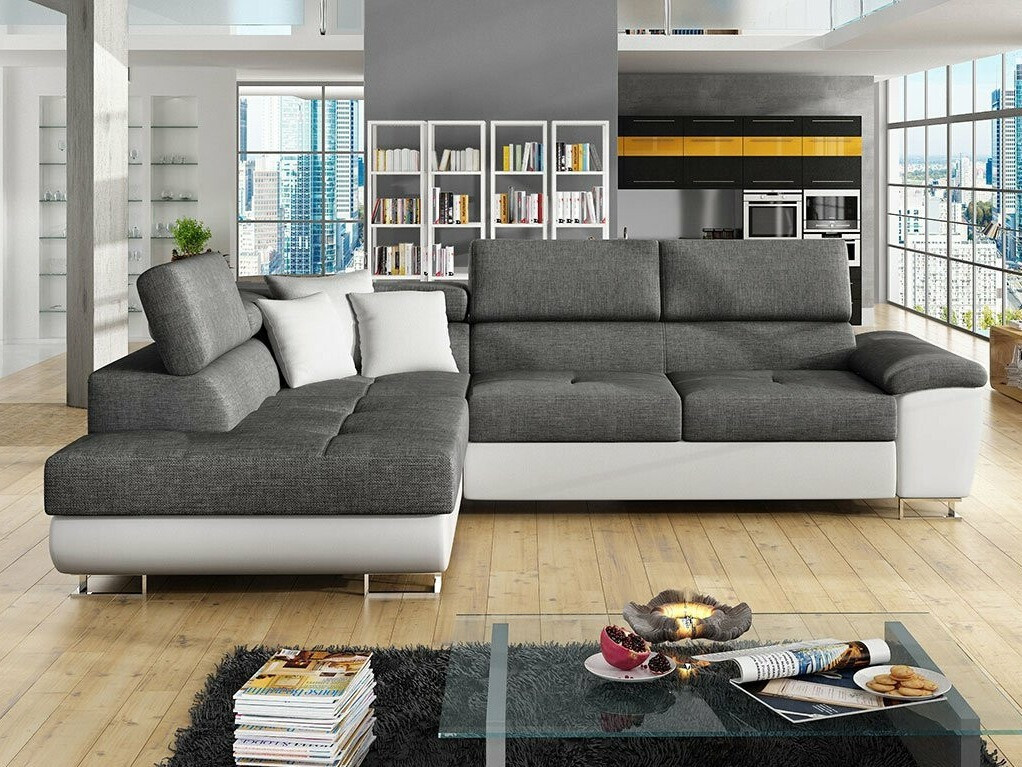 Horn­sófi Comfivo Ruta II (Soft 017 + Lux 06 + Soft 017)
