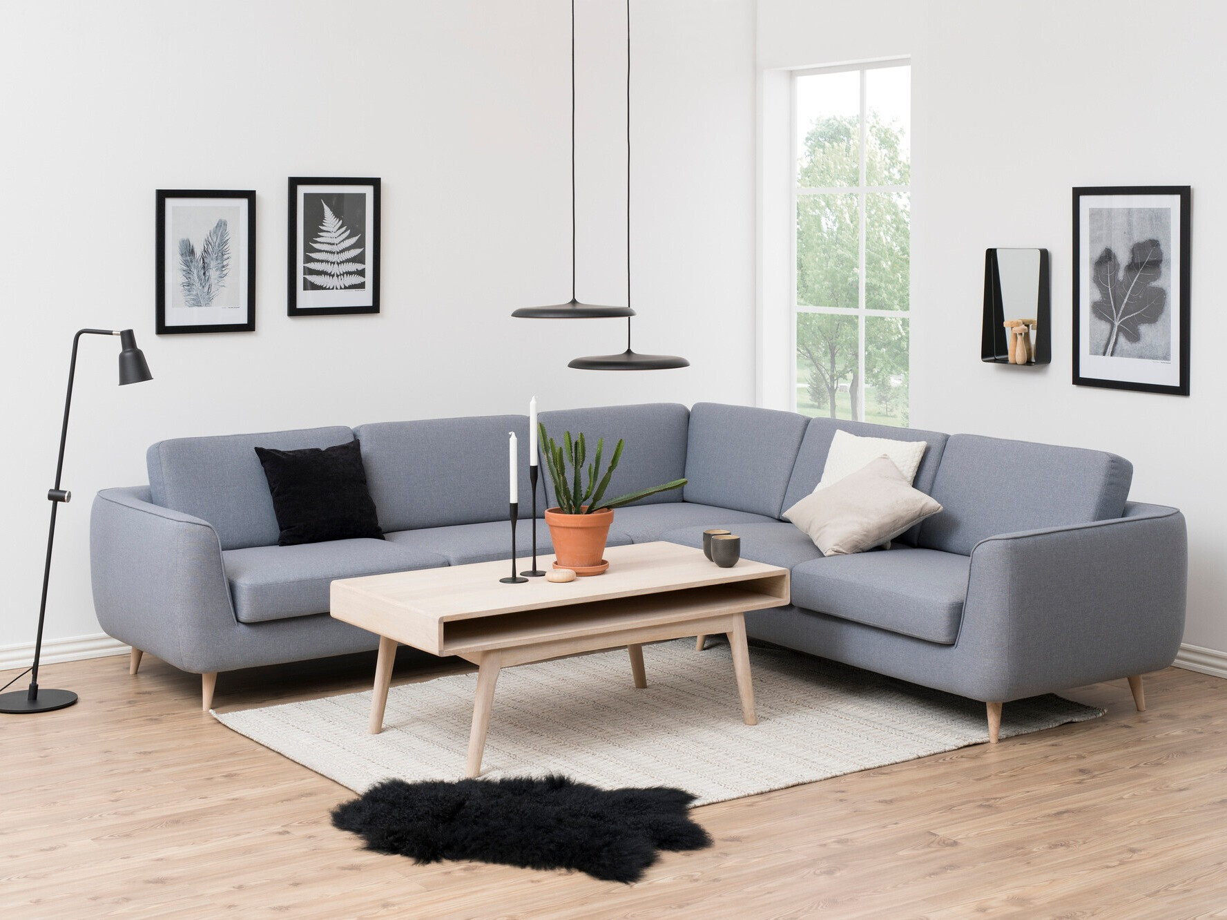 Sófaborð Norsica Elmdome 105 (Ljósbrúnn)