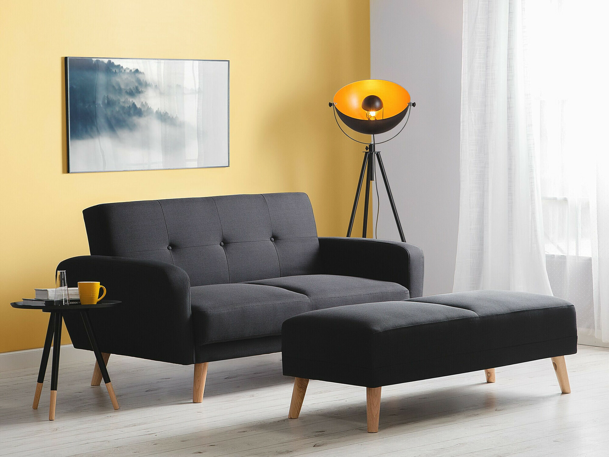 Svefnsófi Etlivi 103 (Svartur)