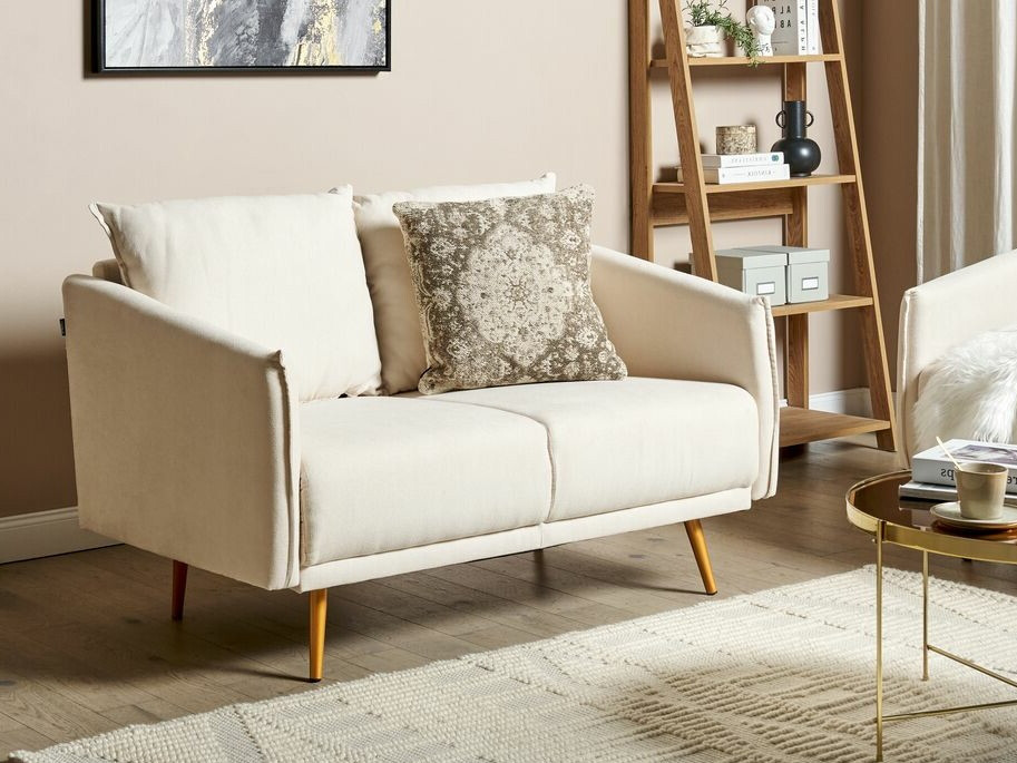 Sófi Berwyn 193 (Beige + Gylltur)