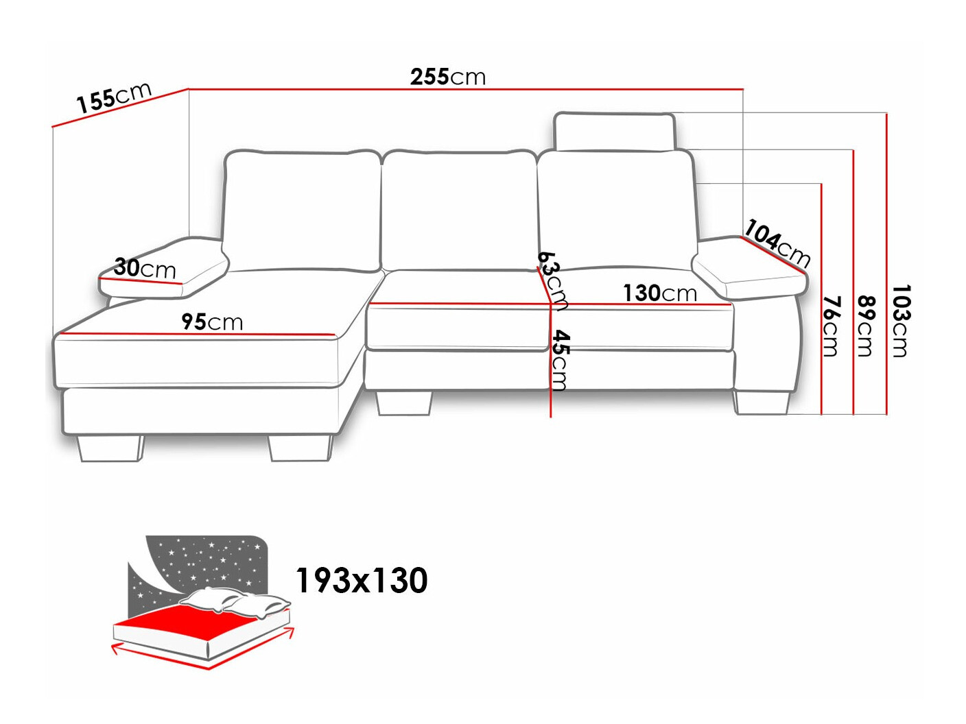 Horn­sófi Lincoln 182 (Barrel 83)