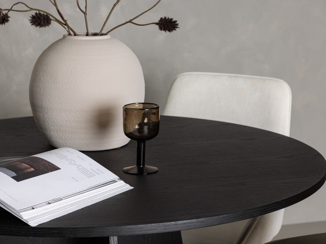 Borðstofusett Dallas 4325 (Beige + Svartur)