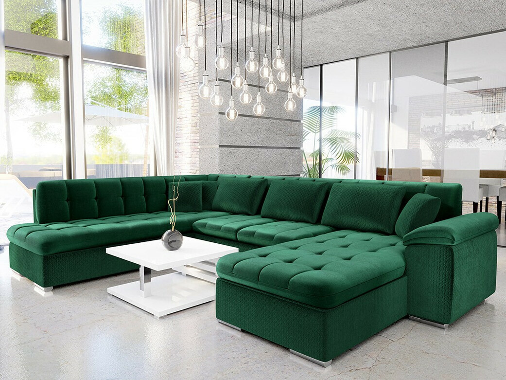 Horn­sófi Comfivo Gemma VI (Magic Velvet 2225-151 + Venus Velvet 2941)
