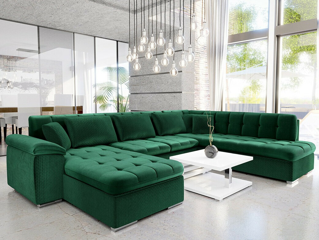 Horn­sófi Comfivo Gemma VI (Magic Velvet 2225-151 + Venus Velvet 2941)