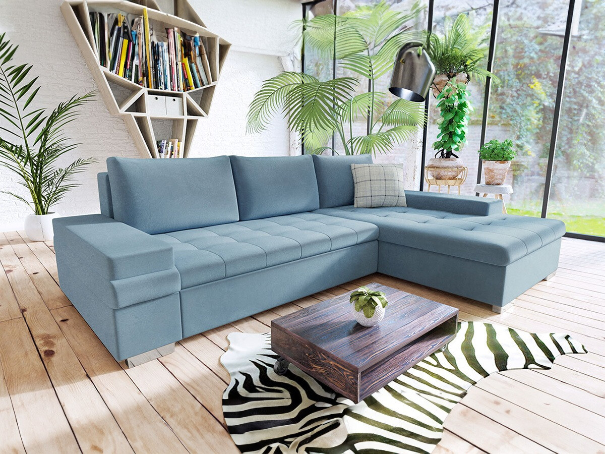 Horn­sófi Comfivo Olivetum I (Magic Velvet 2260 + Senegal 818)
