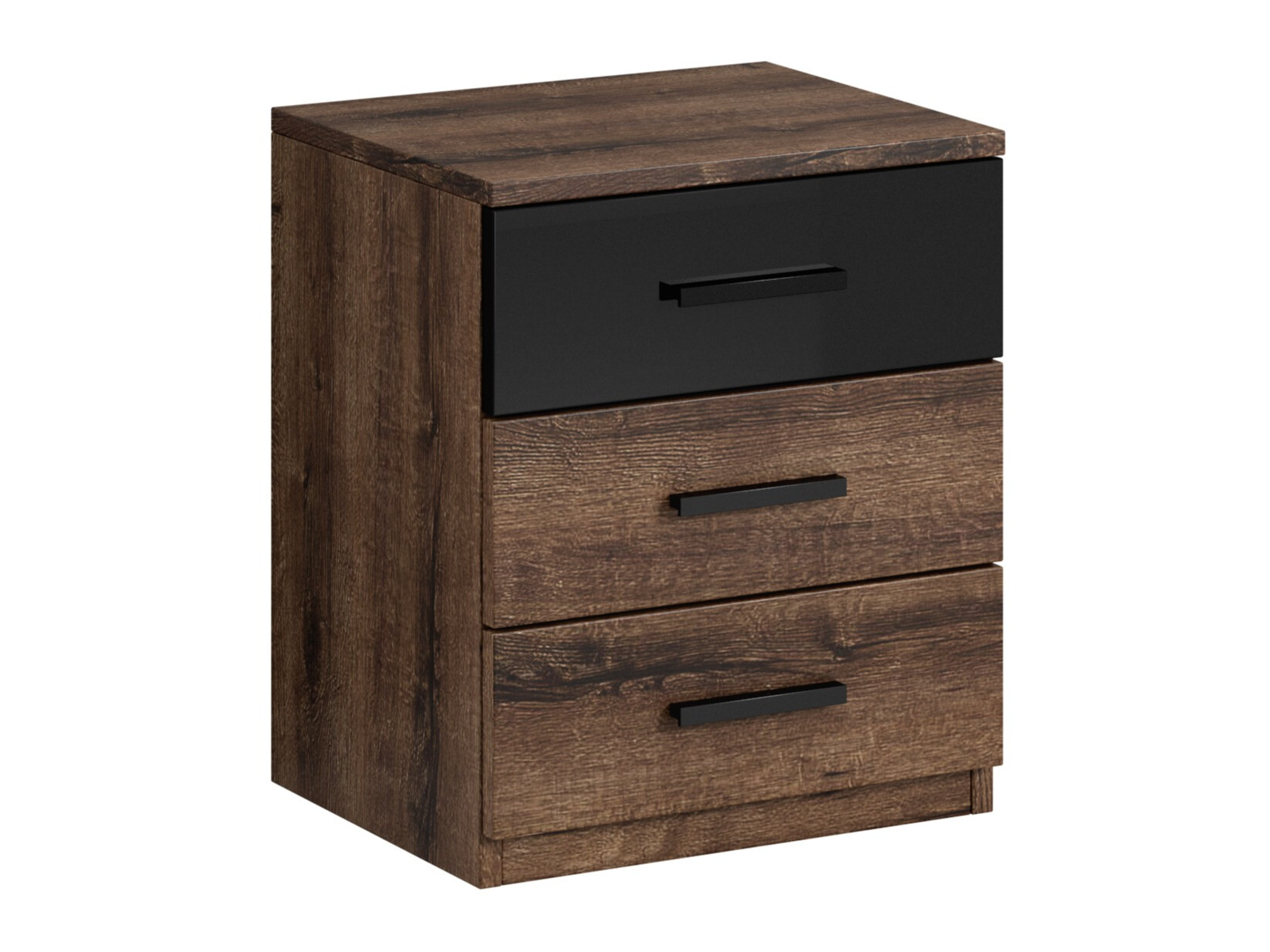 Náttborð Levruvu 107 (Monastery-eik + Svartur)