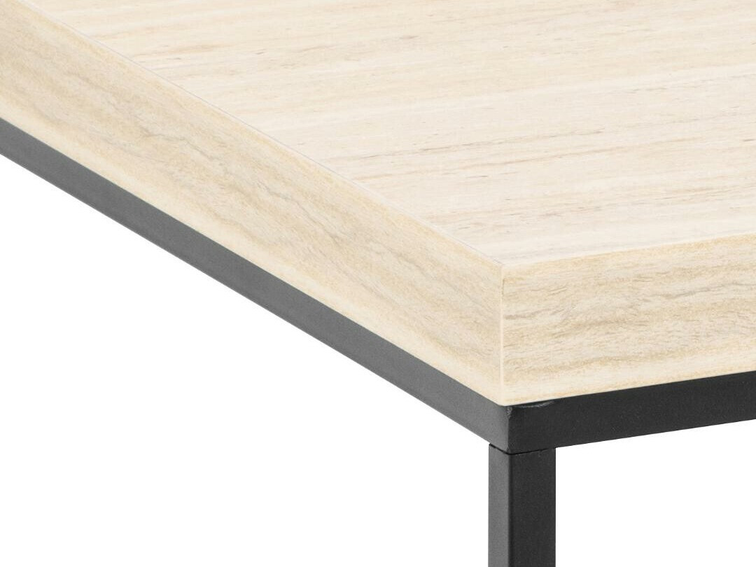 Sófaborð Norsica 768 (Svartur + Beige)