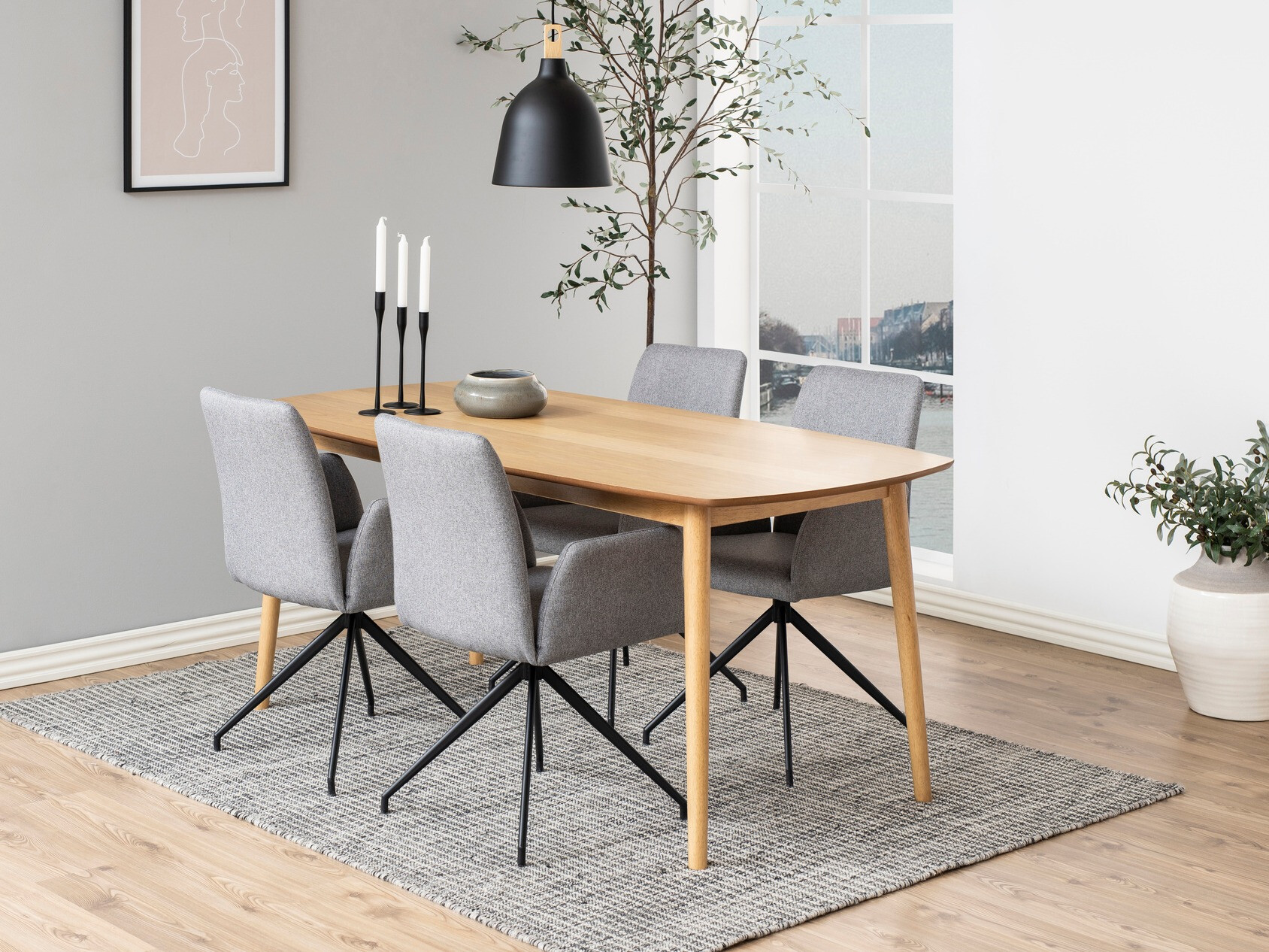 Borðstofusett Norsica Daltea 118