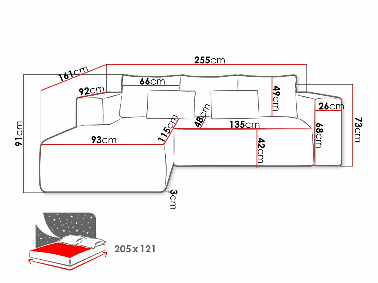 Horn­sófi Arvada 116 (Poso 01)